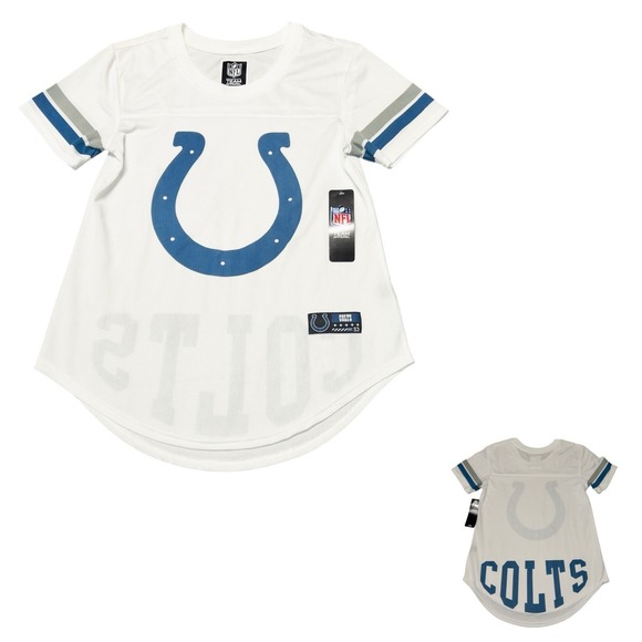 NFL Tops - NWT NFL Indianapolis Colts Fashion Football Jersey Womens Small Large Graphic‎